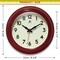 Infinity Instruments 8.5 in. Retro Diner Wall Clock, Red 14751RD-3773 - alternate 4